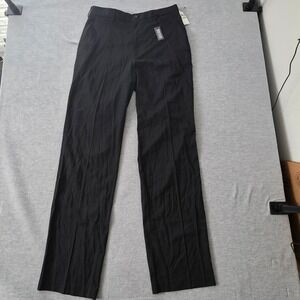 Van Heusen Air Mens Big & Tall Black Dress Pants 34x38 Max-Flex Cooling Stretch